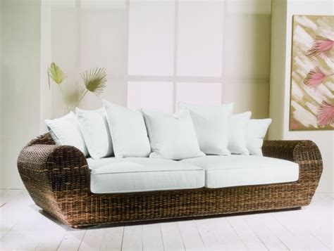 Wohnzimmermöbel aus rattan und holz der wohnbereich stellt den mittelpunkt eines jeden zuhauses dar. Rattan, Rattansofa, Rattansessel, Rattancouch Toskana ...