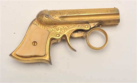 Remington Elliot Pepperbox Derringer Five Shot Ring Trigger Engraved