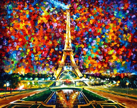 Paris Of My Dreams Painting By Leonid Afremov