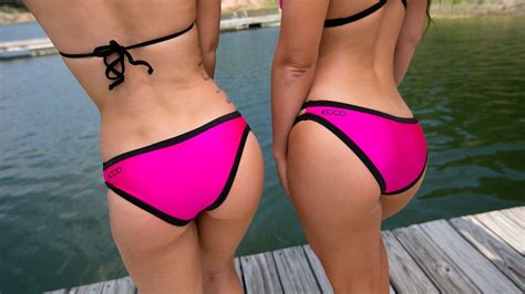 The Chive Chivette Pink Colorblock Womens Bikini The Chivery