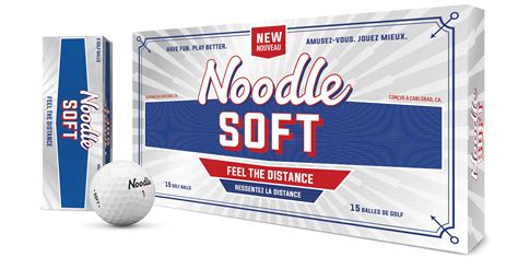 Noodle Soft Golf Balls 15 Pack White