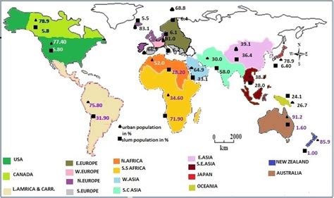 Slum Population In Different Regions Of The World Download Scientific