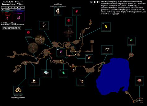 Resident Evil 4 Village Treasure Map Map For Gamecube By Infoman80