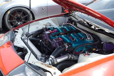 300zx ls3 swap rear mounted precision turbo & engine 6266's with the v band stainless turbine housings and dual ball bearing center sections by turninconcepts f.irst startup test. Cleanest 300zx engine bay | Nissan 300zx, Twin turbo, Nissan