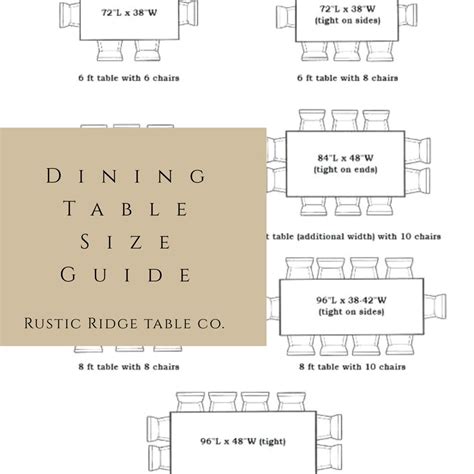 Rustic Ridge Table Company Unique Dining Tables Table Table Sizes
