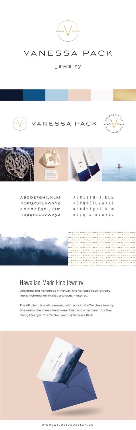 Ocean Inspired Luxury Jewelry Brand Design By Wild Side Design Co