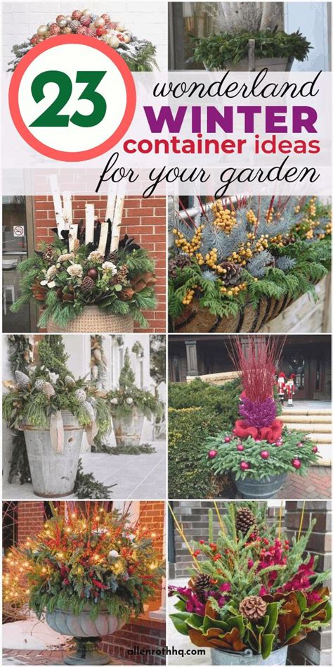 23 Winter Container Garden Ideas For 2021 A Nest With A Yard Winter