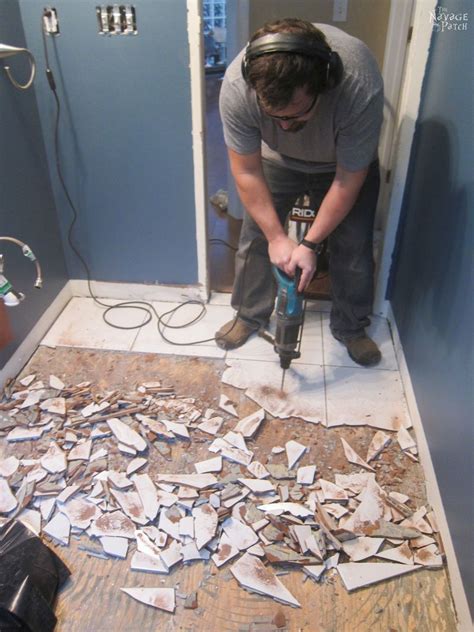 So here is how to clean bathroom floor tiles. How to Remove Tile Flooring | Removing bathroom tile, Tile ...