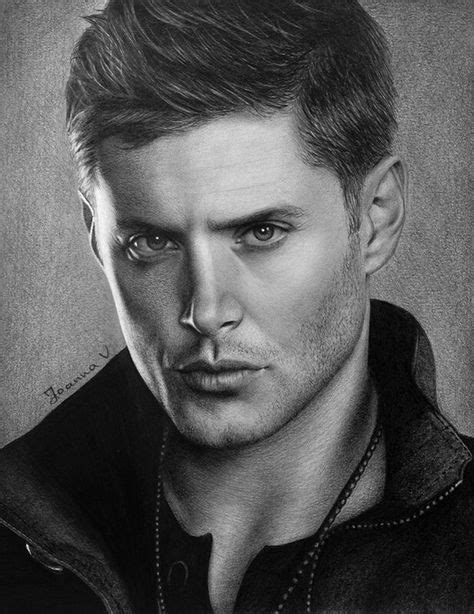 Dean Winchester Supernatural Drawings Realistic Drawings Jensen Ackles
