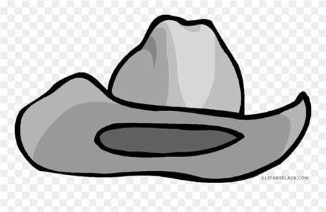 Cowboy Hat Clipart Black And White Cartoon Clip Art Cowboy Hat Png
