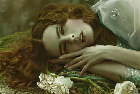Melancholy Mystical Beauty Photo Art Art