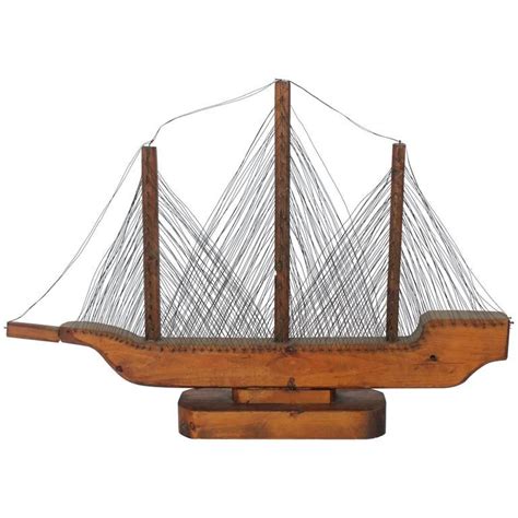 1900s Folk Art Ship Model Model Ships Folk Art Popular Art