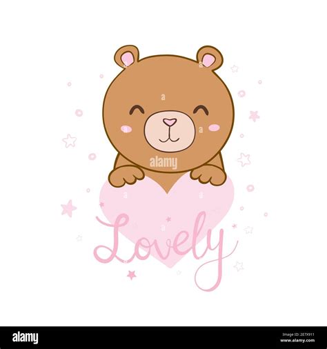 Cute Cartoon Teddy Bear Vector Illustration Stock Vector Image And Art