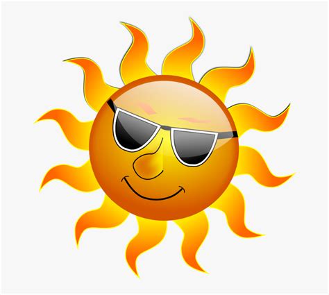 Download transparent png images, for free. Summer Smile Sun Clip Art - Transparent Background Summer ...