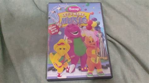 Barney Lets Make Music Dvd Overview Youtube