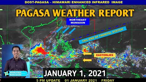 Pagasa Weather Update January 1 2021 Weather Forecast Ulat Panahon
