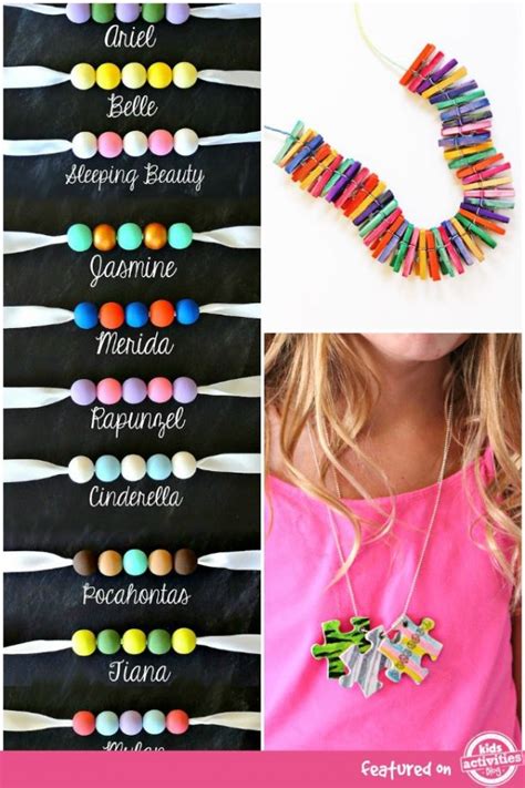 Diy Necklaces And Accessories For Kids Kids Activities Blog
