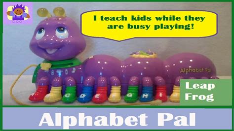 2001 Leapfrog Abc Alphabet Pal Purple Caterpillar Educational Toy Youtube