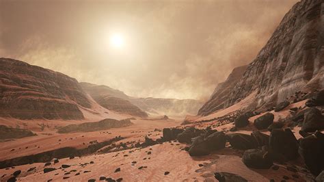 Martian Canyon By Jakub Cieślik Human Mars
