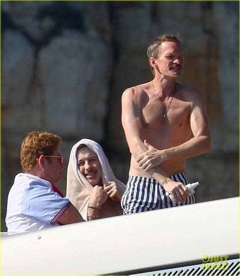 Neil Patrick Harris Goes Shirtless Shows Off Fit Body In France Photo 4330101 David Burtka
