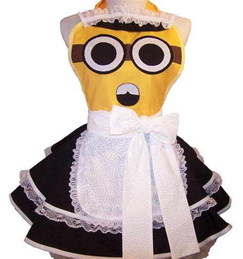 French Maid Minion Apron Pin Up Style
