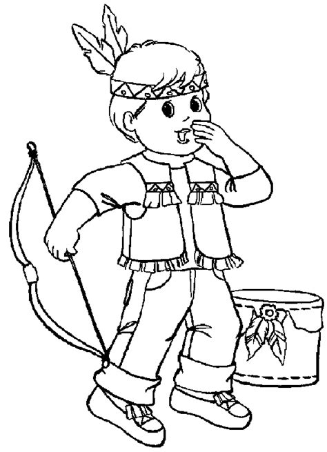 indian coloring pages coloringpagescom