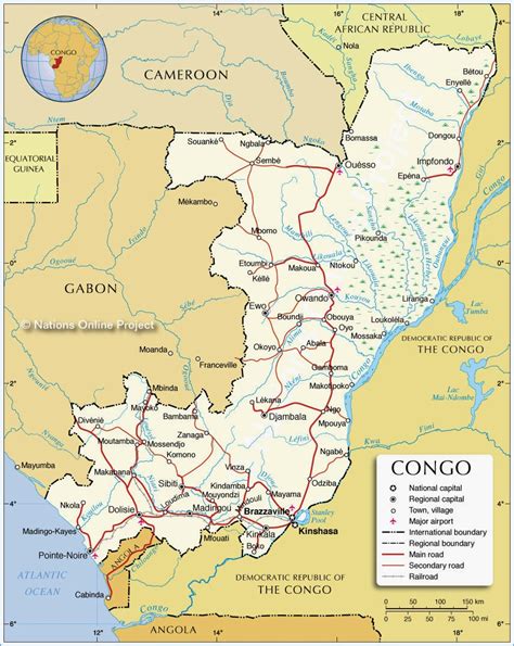 Aerial view of the congo river near kisangani, the capital of orientale province. World Military and Police Forces: Congo