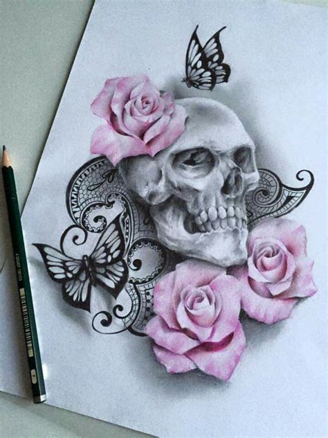 Tattoo De Skull 😎🌴 Pretty Skull Tattoos Skull Tattoo Design Skull