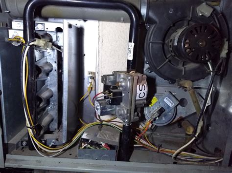 Have 4 red flashing lights and blower continuously running with no warm