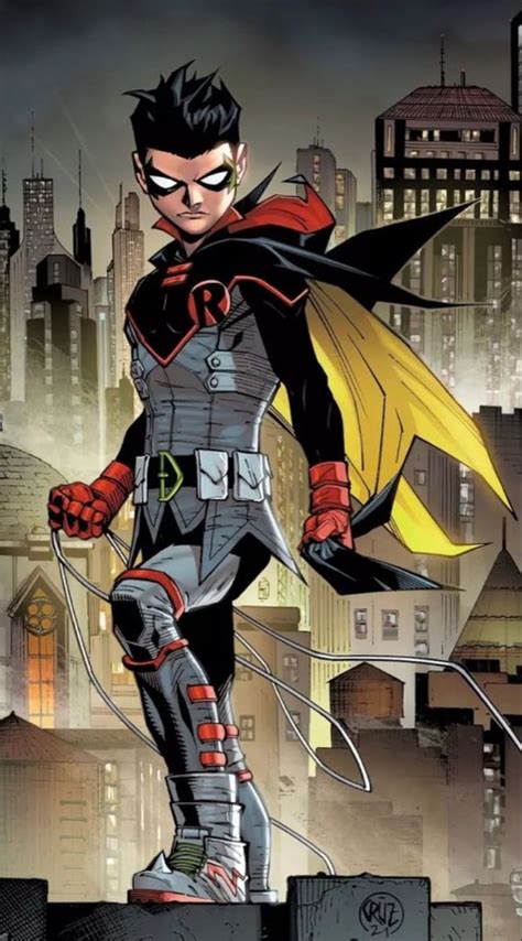 Damian Wayne Robin Robin Dc Superhero Comic Dc Comics Heroes