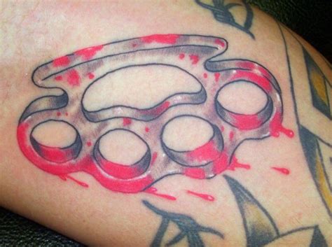 Brass Knuckles Skin Art Tattoos Get A Tattoo