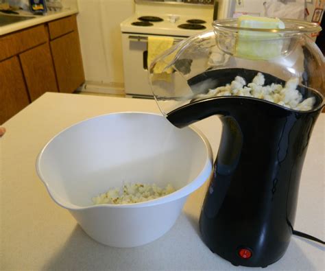 Making Popcorn With A Hot Air Popper 8 Steps Instructables