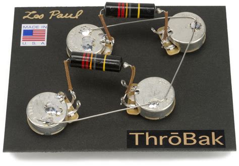 The 500k plus specification assures the added treble response of a vintage 50's les paul wiring harness. Les Paul Wiring Harness: ThroBak 50's style Wiring Kit for ...