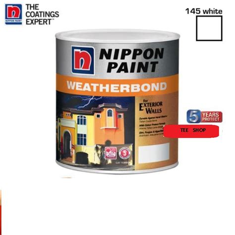 Nippon weatherbond is a highly durable paint that adheres well to all types of exterior wall surfaces. Nippon Paint Weatherbond 5L - 145 White (Exterior Wall ...