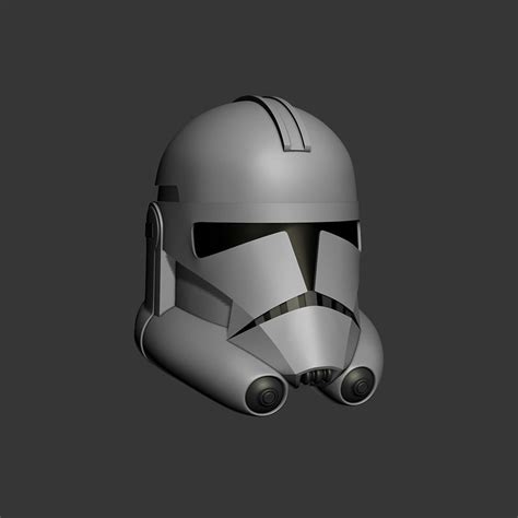 3d Print Model Phase 2 Clone Wars Series Cosplay Helmet