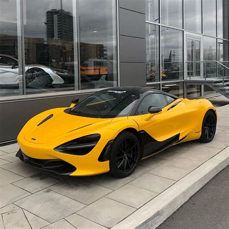 Yellow Mclaren Race Car