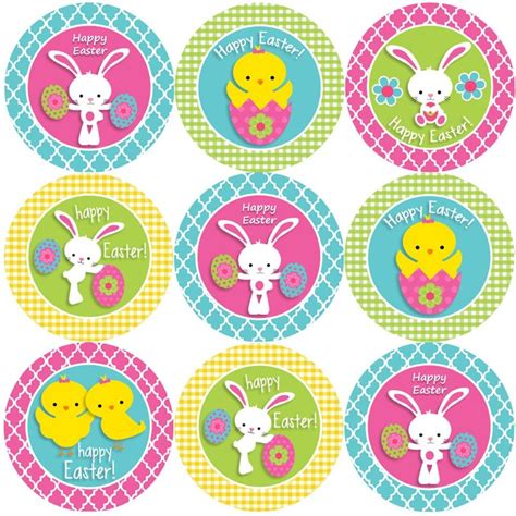 144 Happy Easter 30mm Reward Stickers For Teachers Parents And Girls