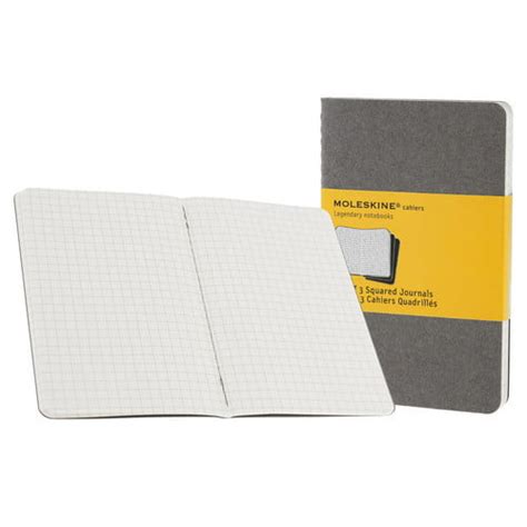 Moleskine Cahier Journals Pocket 35 X 55 Pocket Squared