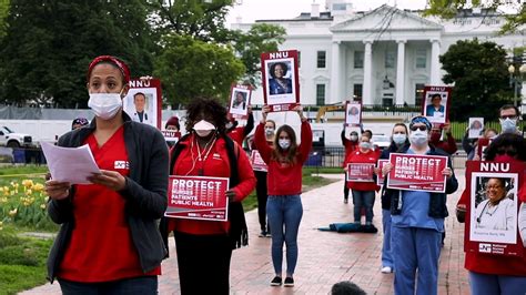 Nurses Protest Shortage Of Protective Gear The Washington Post