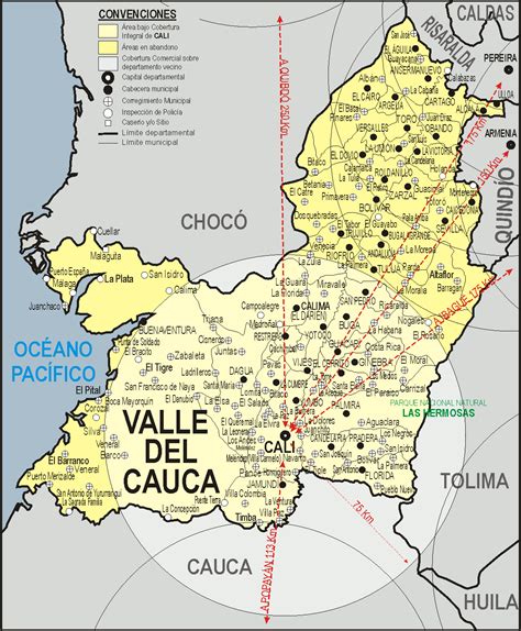 Cali Colombia Map