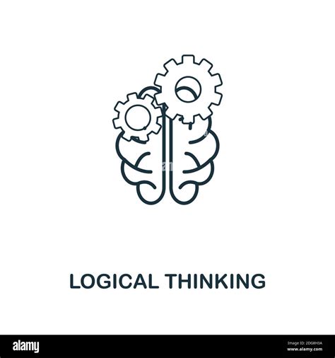 Logical Thinking Icon Line Style Element From Personality Collection