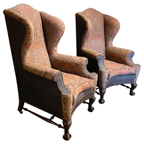 Wing Back Armchair By Actor George Montgomery At 1stdibs George