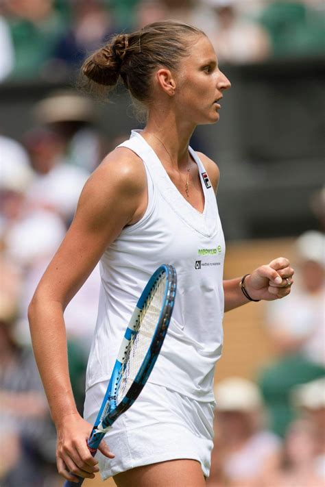 Karolina Pliskova At Wimbledon Tennis Championships In London 0703