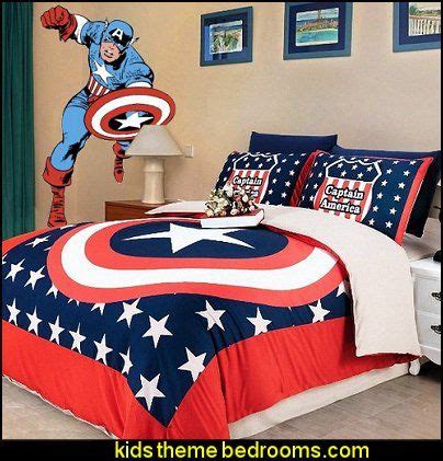 11.outfit your kid's bed with a superhero themed comforter and sheets. Decorating theme bedrooms - Maries Manor: Captain America ...