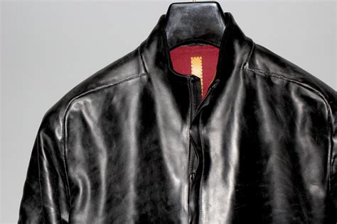 Layer 0 Aw18 Cordovan Leather Jacket Ssm182