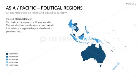 Asia Pacific Map Templates Editable Powerpoint Asia Pacific Map