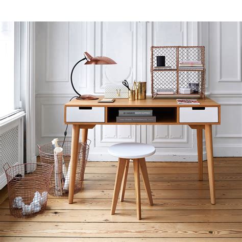 Dans la partie bureau optez pour des 100aines de produits meuble de bureau à prix barrés. Bureau vintage, Jimi La Redoute Interieurs | La Redoute ...