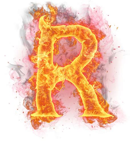 Fire Letter R Stock Photos Royalty Free Fire Letter R Images