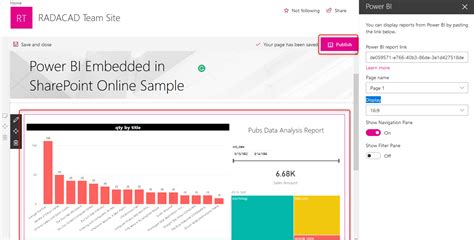 Embed Power BI In SharePoint Online Office 365 Integrated Sharing