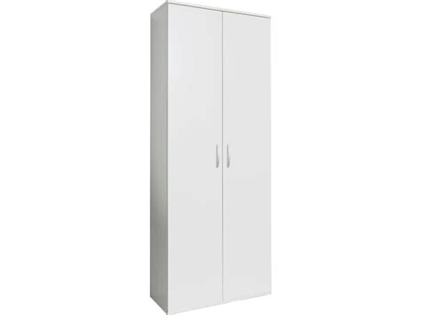 Practo Home Armoire Multifonctionnelle 70x187x34 Cm Blanc Hubo